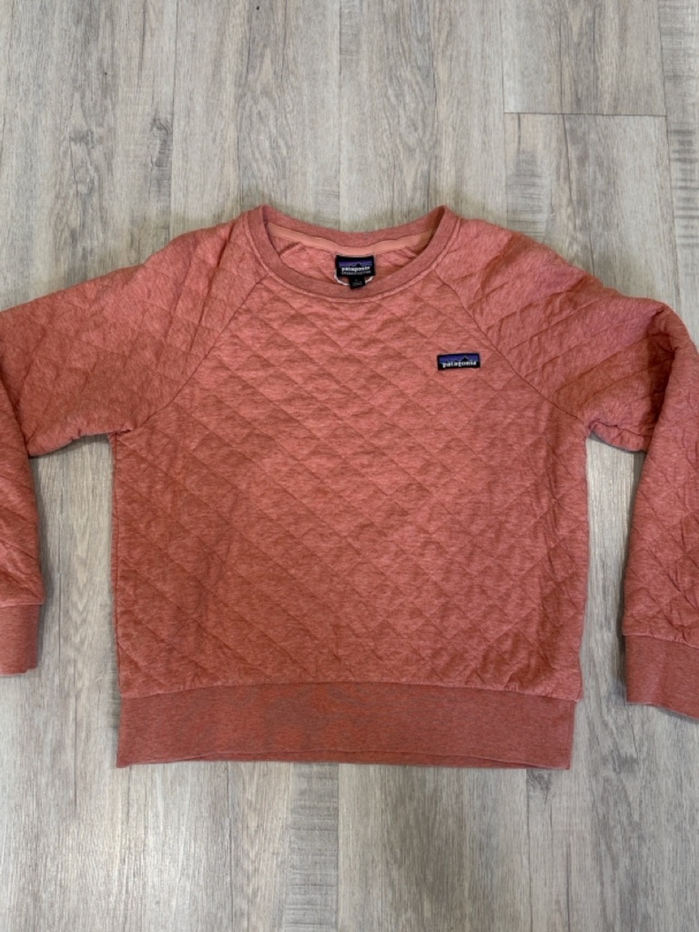Patagonia Women's Quilted Crewneck Sweatshirt - Rusty Rose